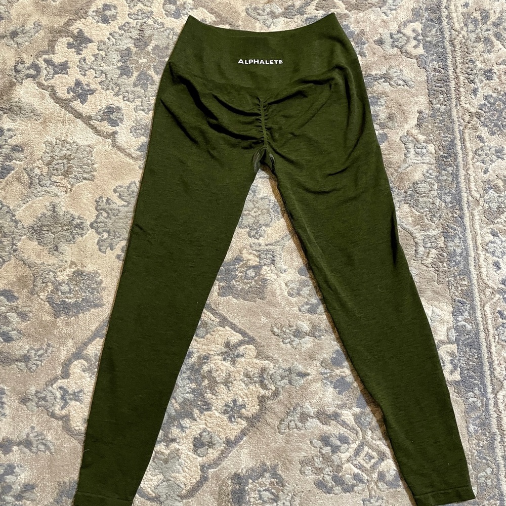 Alphalete Amplify Legging - Evergreen - L